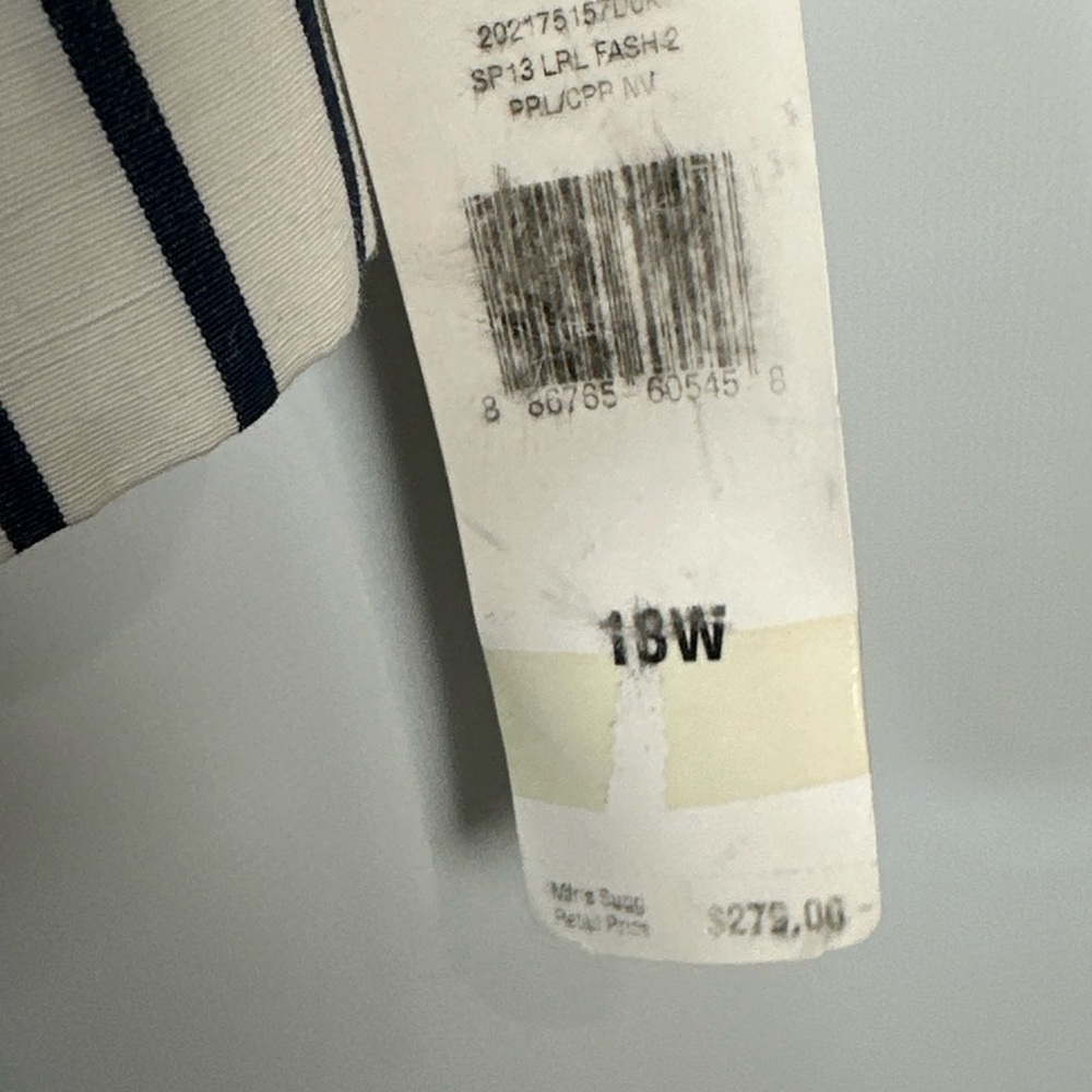 Ralph Lauren Black and White Striped Blazer - Picture 5 of 11